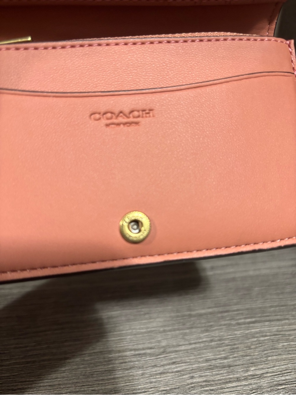Coach Essential Mini Signature Canvas Slim Card Case Wallet - Picture 6 of 9